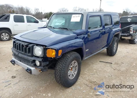 2009 Hummer H3 Suv z USA, uszkodzony, nr VIN 5GTEN13E098124040